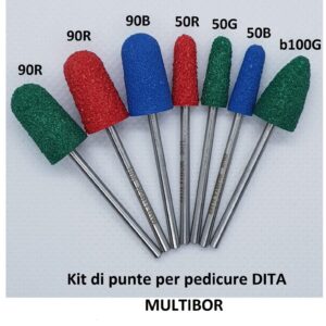 Punte pedicure Multibor 4 kit DITA