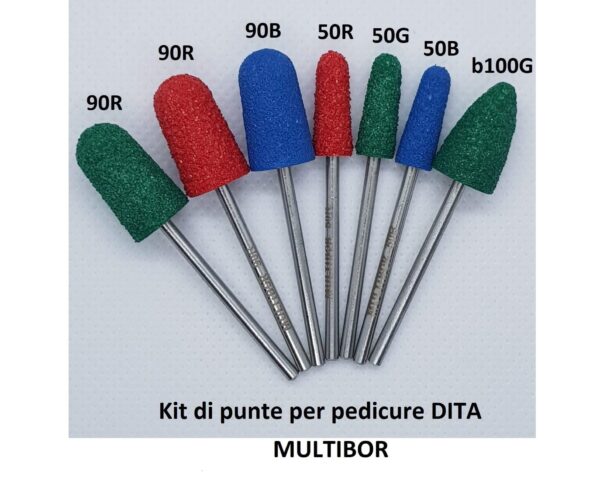 Punte pedicure Multibor 4 kit DITA