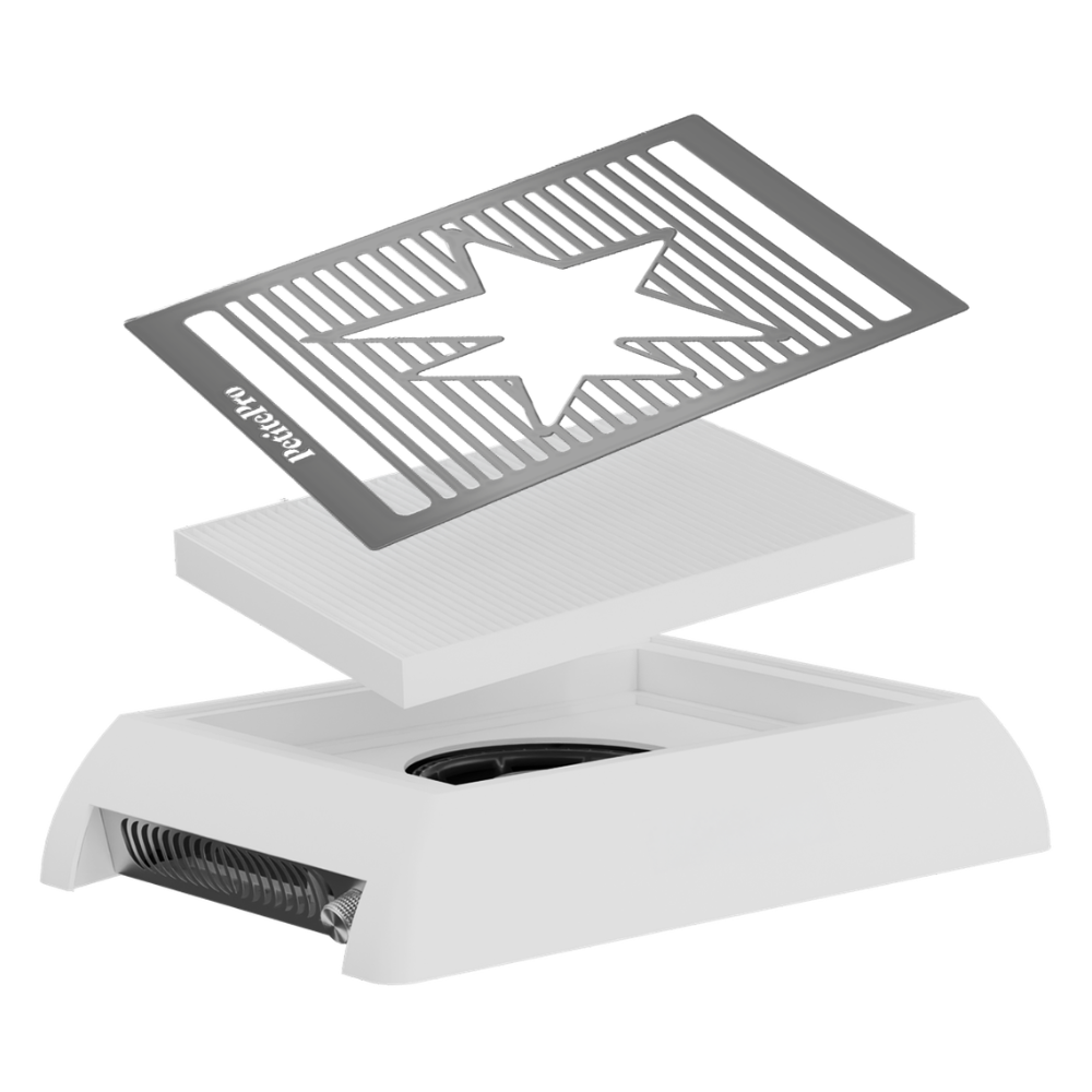 SHEMAX PetitePro X Aspiratore Unghie - Bianco - immagine 2