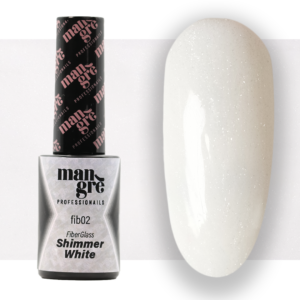 Fiber Glass Base Mangrè - Shimmer White - 8 ml