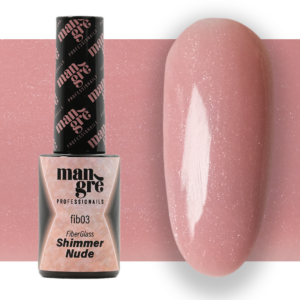 Fiber Glass Base Mangrè - Shimmer Nude - 8 ml