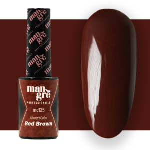 Smalto semipermanente Mangrè Color Red Brown - 8 ml