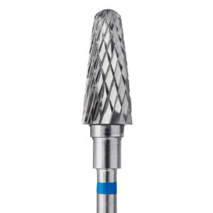Punta Staleks Carbide Tronco, blu, Ø 6mm, abrasivo medio