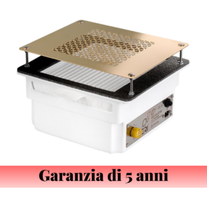 TERI 800 Aspiratore Unghie ad Incasso - bianco/oro