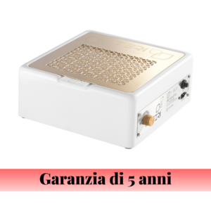 TERI 800 M Aspiratore Unghie da Tavolo - bianco/oro