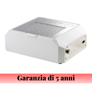 TERI DIAMOND Aspiratore Unghie da Tavolo-bianco/silver