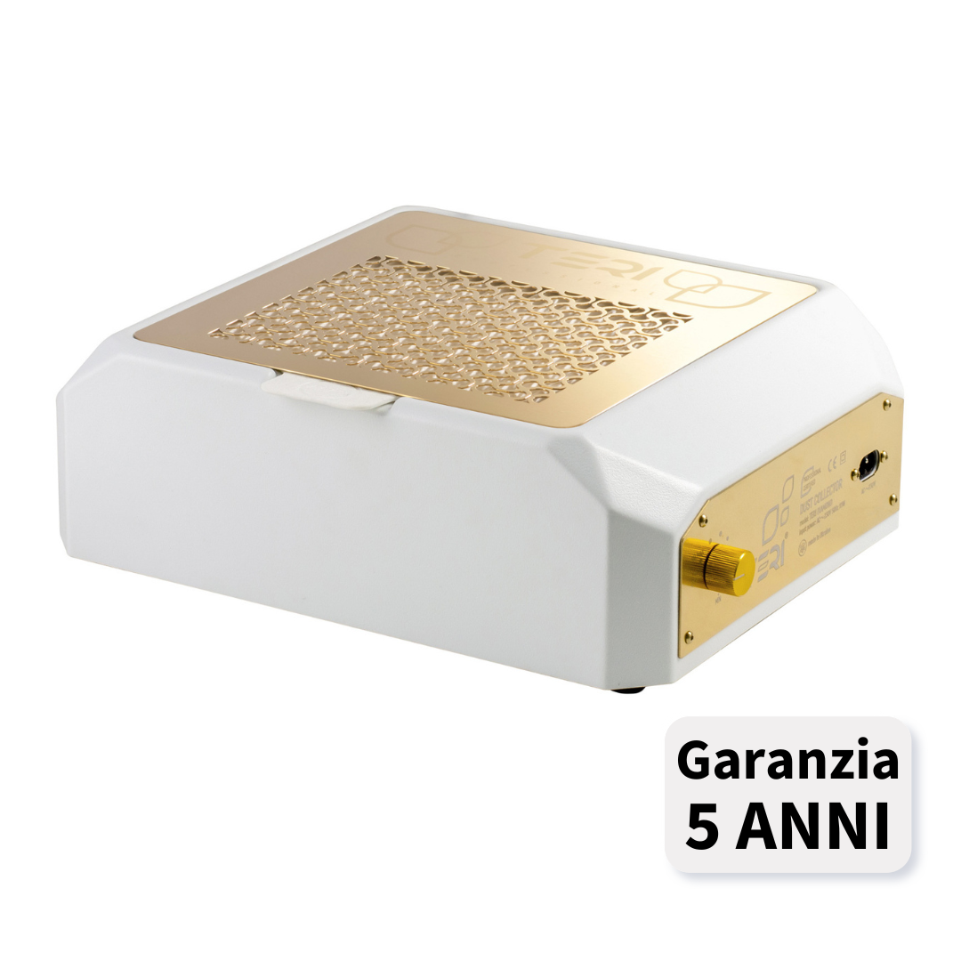 TERI DIAMOND Aspiratore Unghie da Tavolo - bianco/oro