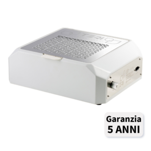 TERI DIAMOND Aspiratore Unghie da Tavolo-bianco/silver