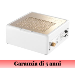 TERI TURBO M Aspiratore Unghie da Tavolo - bianco/oro