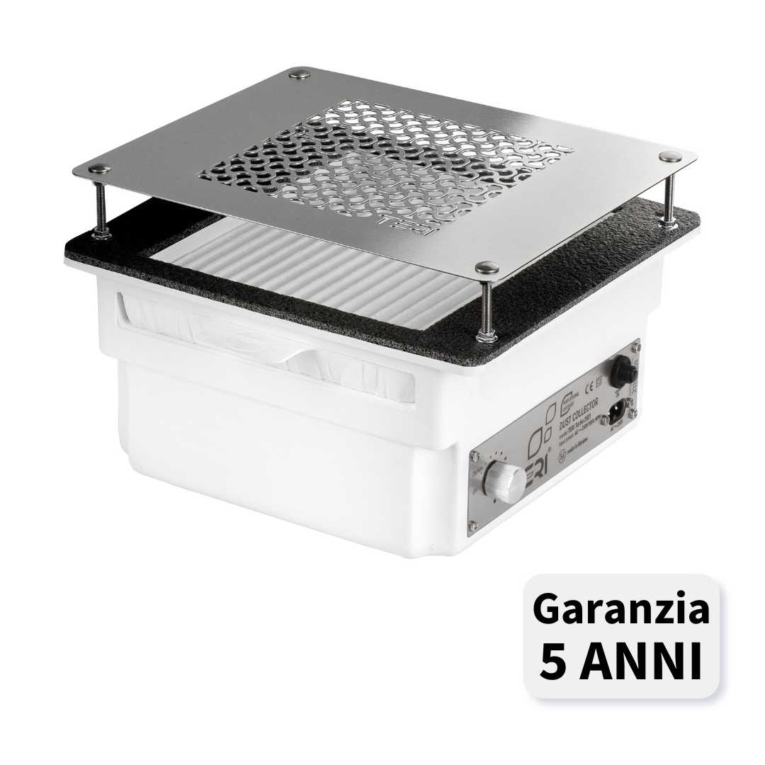 TERI 800 Aspiratore Unghie ad Incasso - bianco/silver