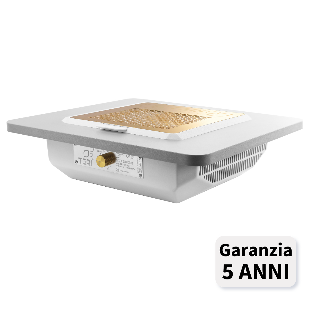 TERI BRILLIANT Aspiratore Unghie ad Incasso - bianco/oro