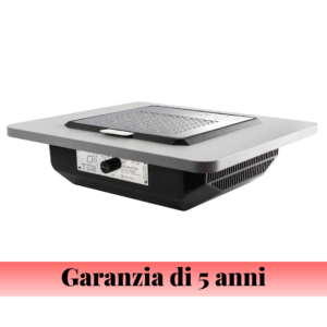 TERI BRILLIANT Aspiratore Unghie ad Incasso - nero/silver