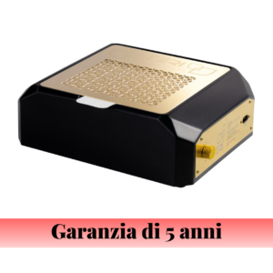 TERI DIAMOND Aspiratore Unghie da Tavolo-nero/oro