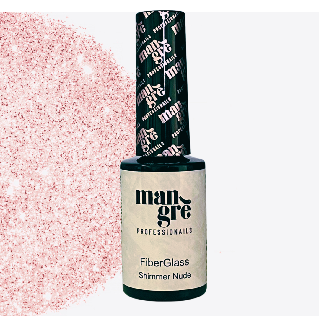 Fiber Glass Base Mangrè - Shimmer Nude - 8 ml - immagine 2