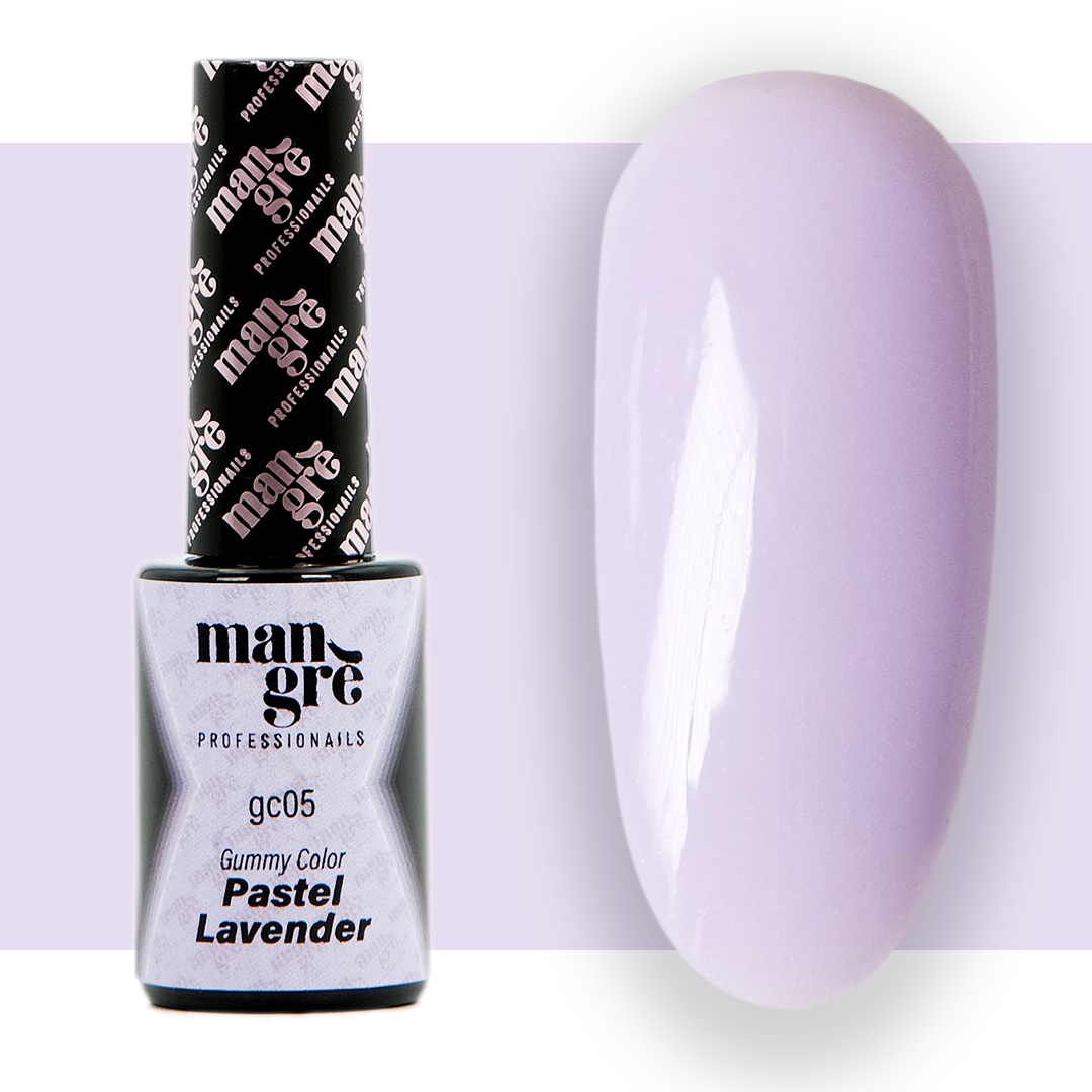 Mangrè Base Gummy Color Pastel - Lavender - 8 ml