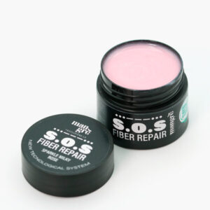 Gel trifasico Mangrè Fiber Repair Sparkle Milky Rose - 15 ml