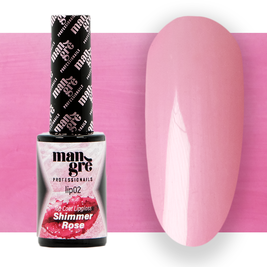 Lip Gloss Nails Mangrè - Shimmer Rose - 8 ml