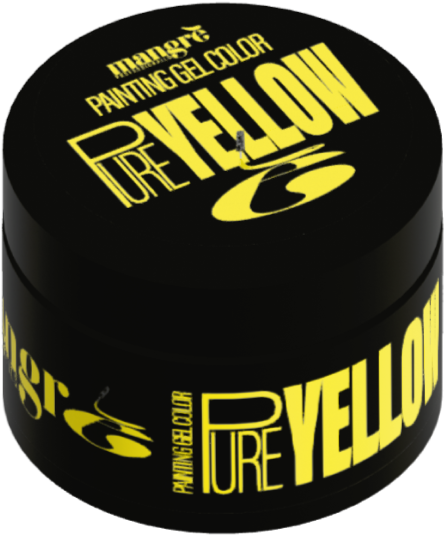 Mangrè Paint Gel Stamping Gel Color - Pure Yellow