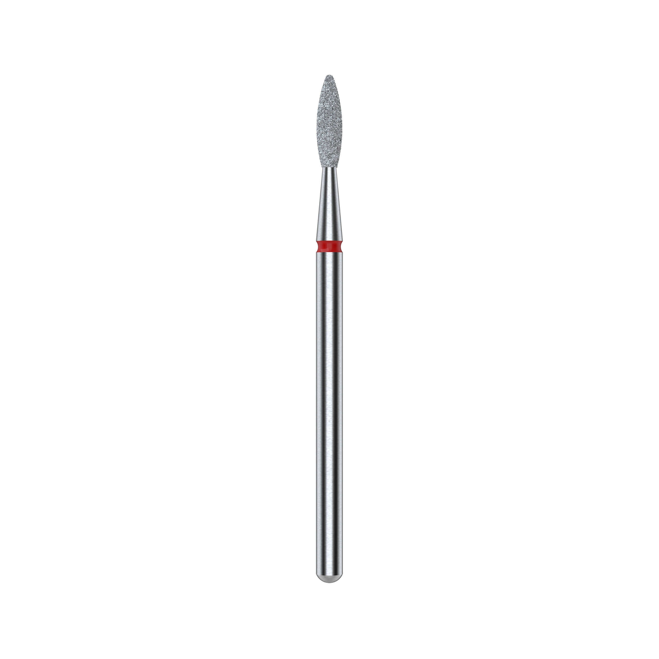 Punta Staleks diamantata Fiamma, rosso, Ø 2.1mm, abrasivo morbido - immagine 2