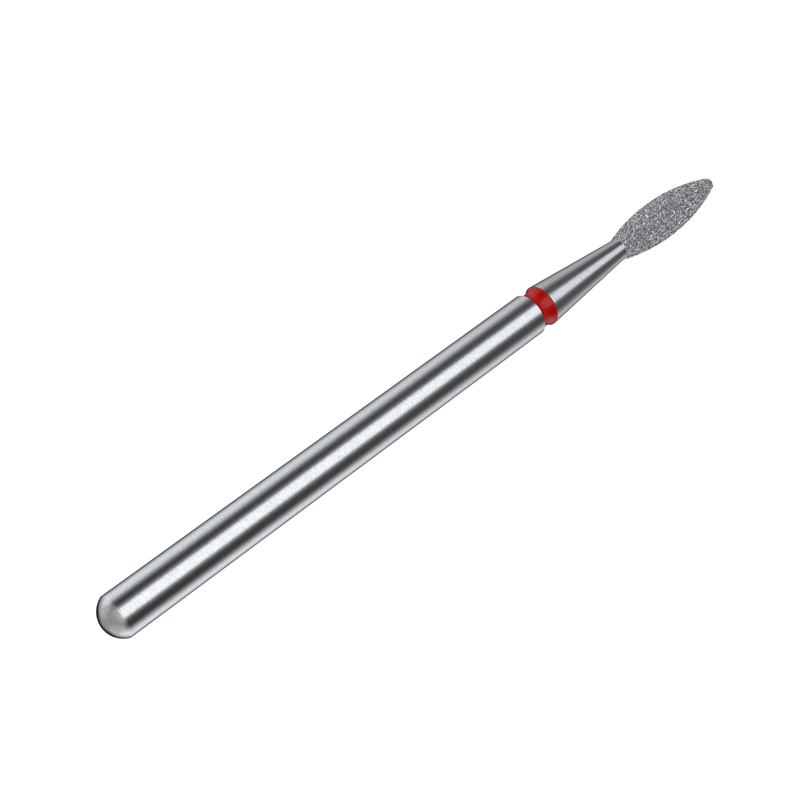Punta Staleks diamantata Fiamma, rosso, Ø 2.1mm, abrasivo morbido - immagine 3
