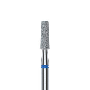 Punta Staleks diamantata Tronco, blu, Ø 2,5mm, abrasivo medio