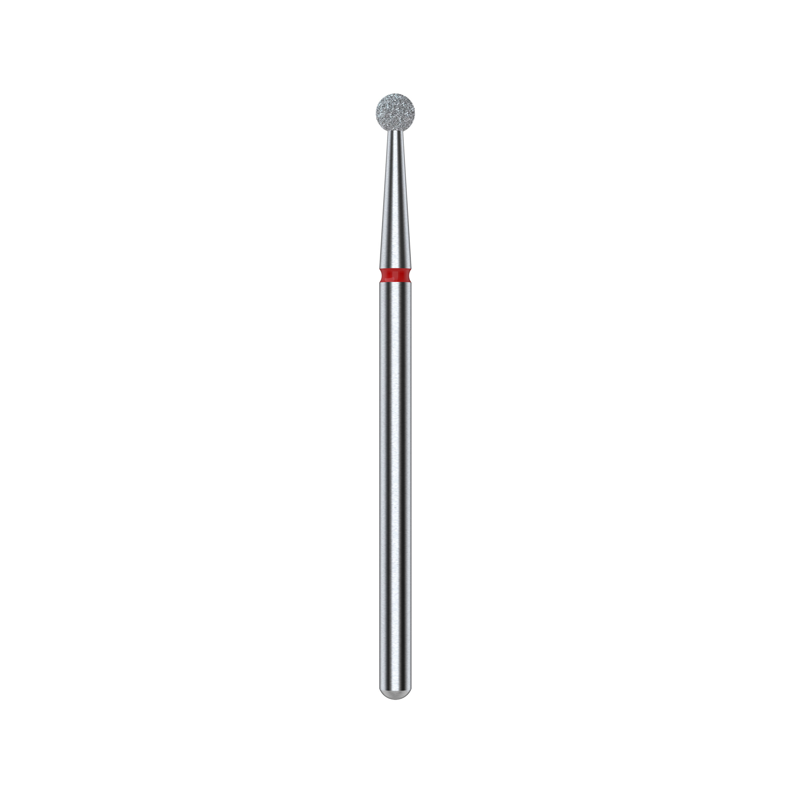 Punta Staleks diamantata a sfera, rosso, Ø 2,7mm, abrasivo morbido - immagine 2