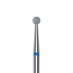 Punta fresa Staleks diamantata a sfera, Ø 2,7mm, abrasivo medio