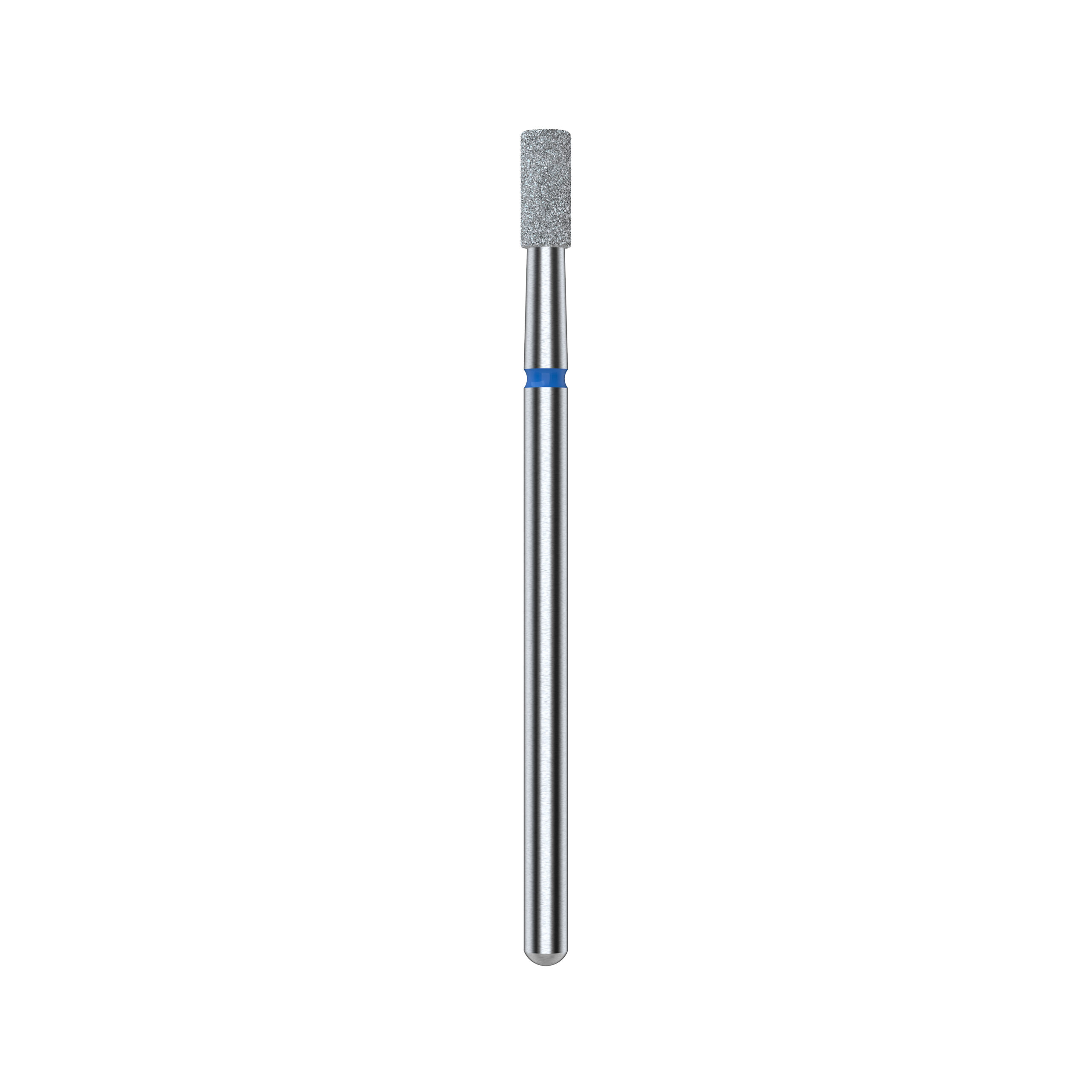 Punta fresa diamantata Cilindro, blu, Ø 2,5mm, abrasivo medio - immagine 2