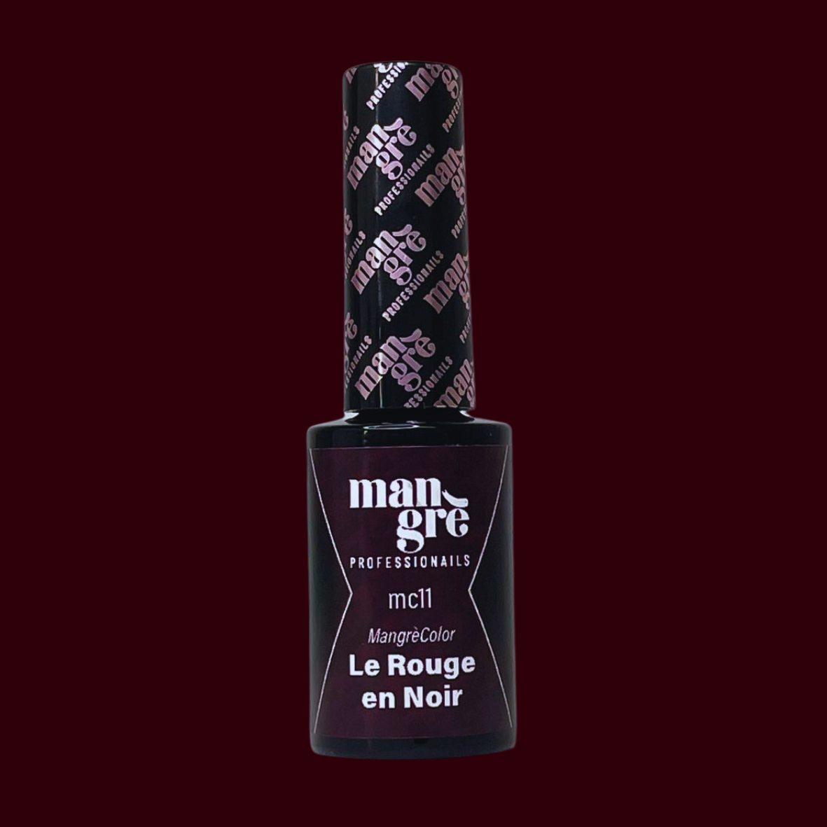 Smalto semipermanente Mangrè Color Le Rouge en Noir - 8 ml - immagine 2