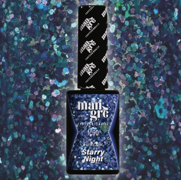 Smalto semipermanente Mangrè Flash Color Starry Night - 8 ml - immagine 2