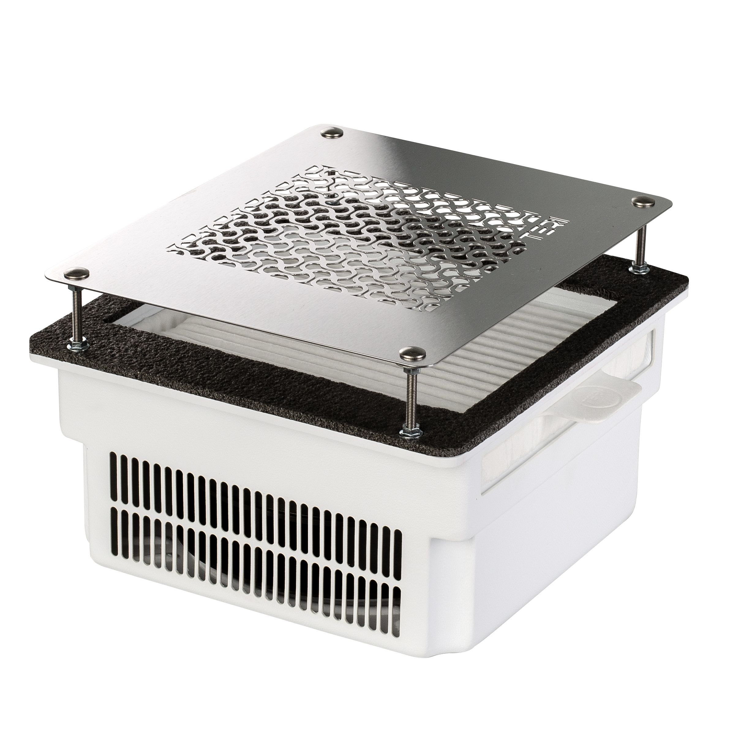 TERI TURBO Aspiratore Unghie ad Incasso - bianco/silver - immagine 2