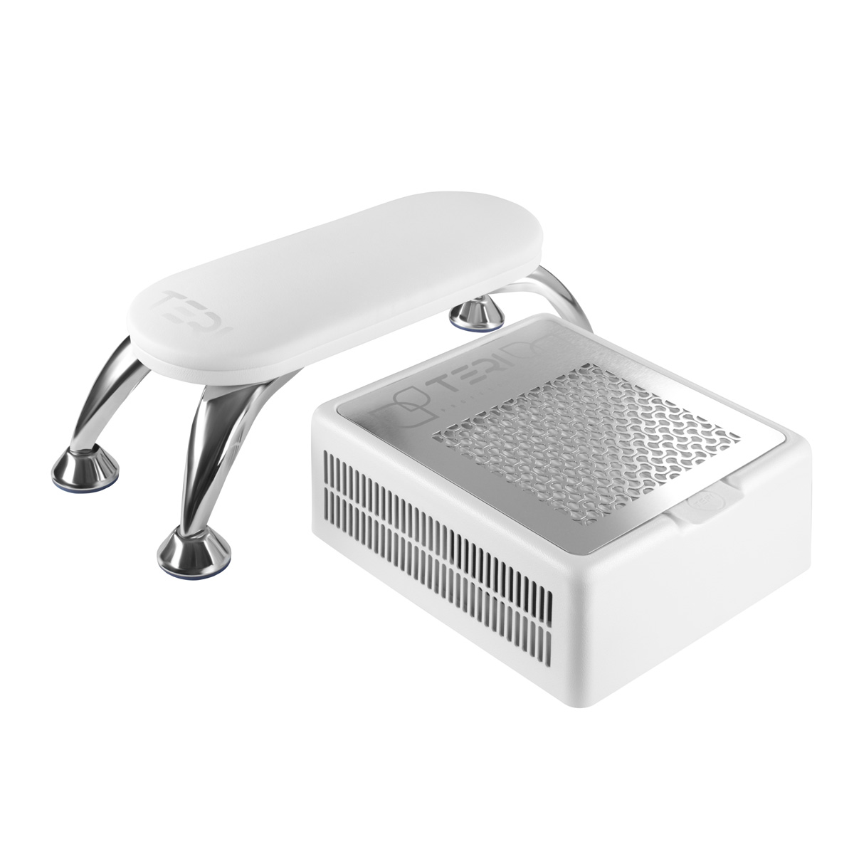 TERI TURBO M Aspiratore Unghie da Tavolo - bianco/silver - immagine 7