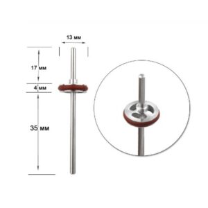 Punta mandrino per cappucci abrasivi Ø10mm e Ø13mm