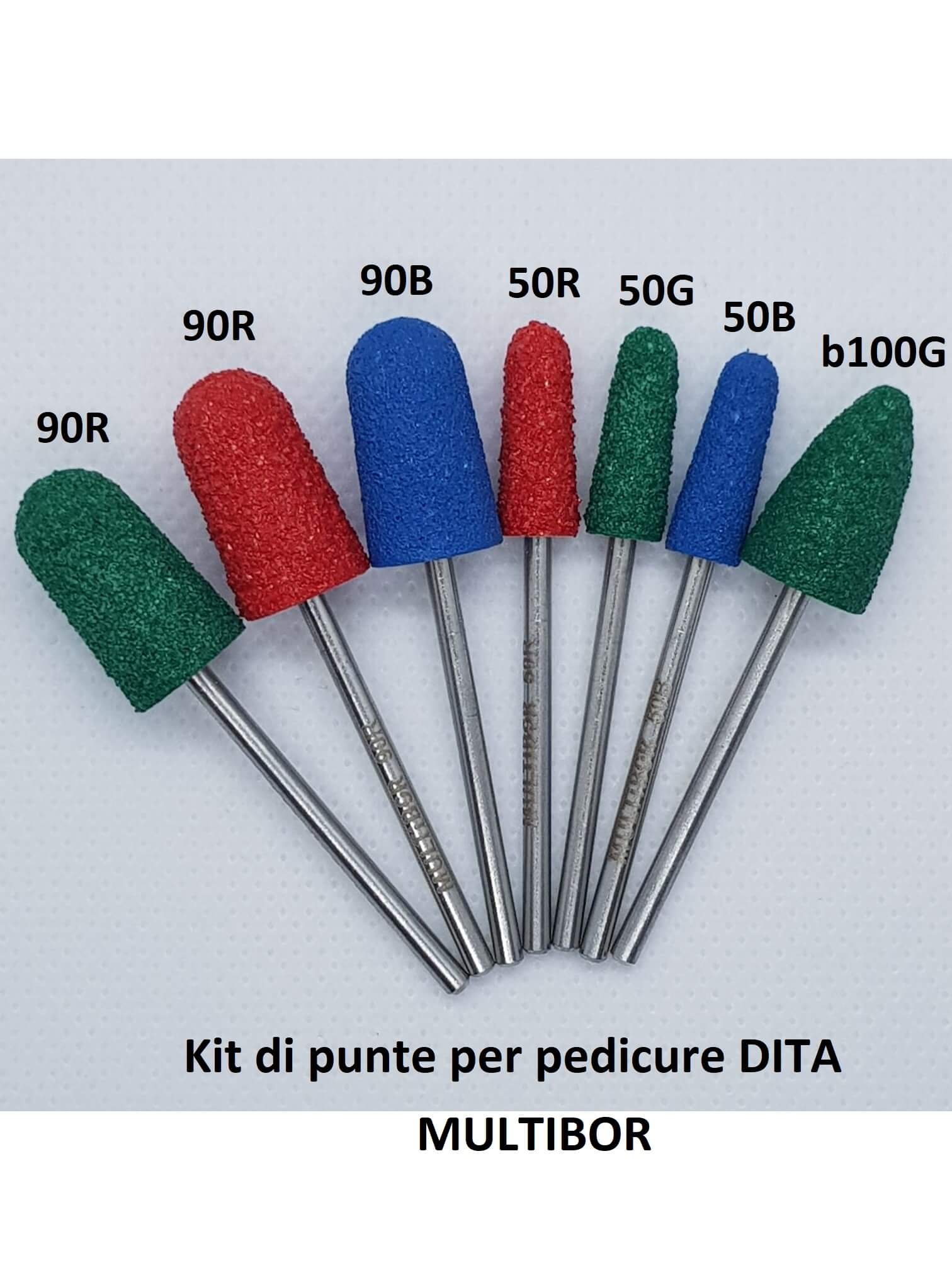 kit punte pedicure dita