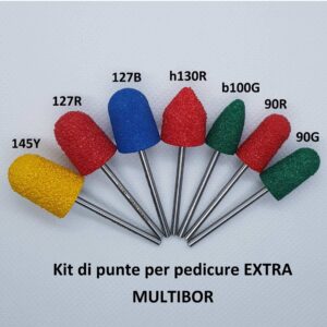 kit punte pedicure multibor extra