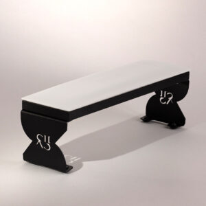 Poggiamano SHEMAX Comfort-Bianco/Nero