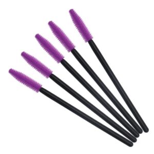 Spazzola mascara Per ciglia di silicone viola