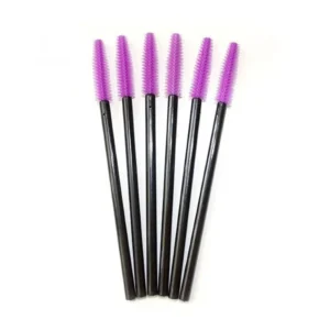 Spazzola mascara Per ciglia di silicone viola