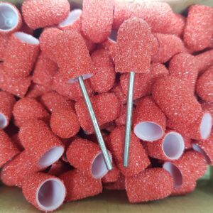 Cappucci fresa abrasivi C10R rosso 60 Gritt, Ø 10mm Multibor