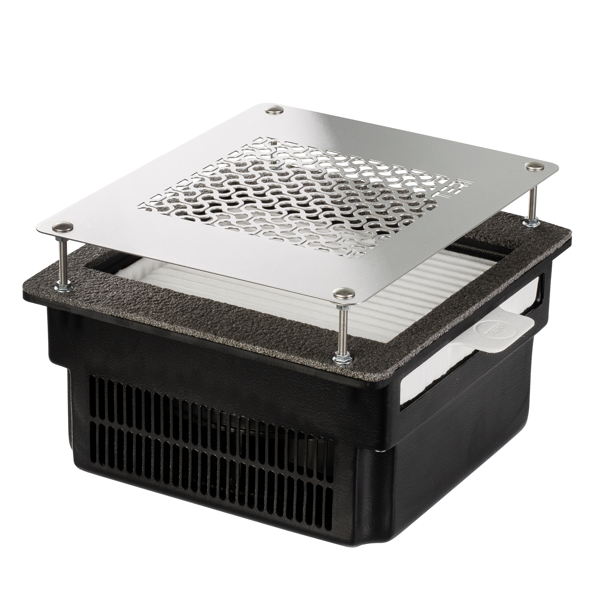 TERI TURBO Aspiratore Unghie ad Incasso - nero/silver - immagine 3